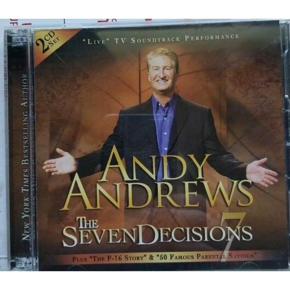 The Seven Decisions * by Andy Andrews (CD, Jun-2006, 2 Discs, Yell Records)